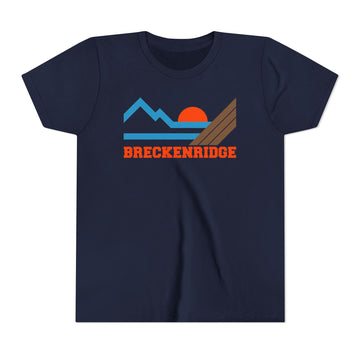 Buy navy Breckenridge, Colorado Youth Graphic Tee - Kids Breckenridge T Shirt