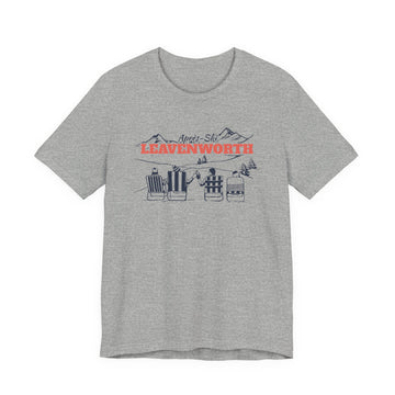 Buy athletic-heather Leavenworth, Washington Après-ski T-Shirt - Vintage Mountain Graphic Tee