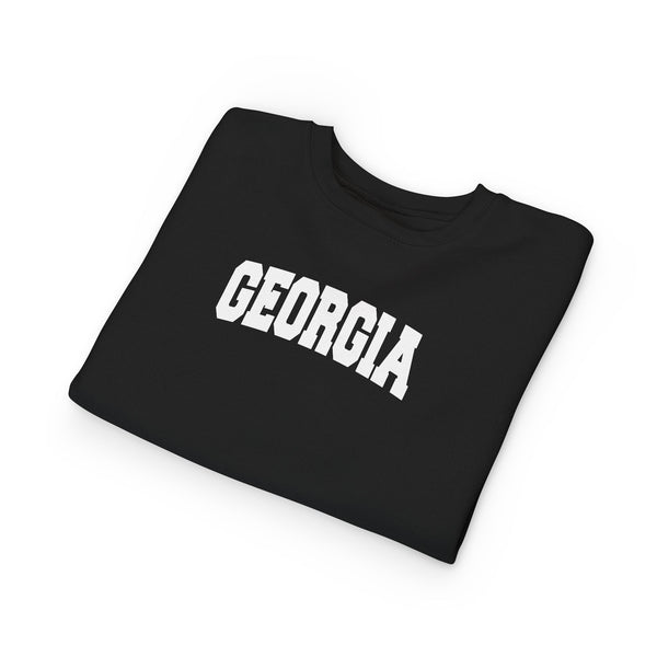Georgia Toddler Sweatshirt - Georgia Toddler Crewneck Sweatshirt