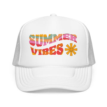 Summer Vibes Trucker Hat Boho - 0