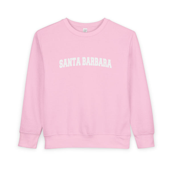 Santa Barbara, California Sweatshirt - Santa Barbara Toddler Crewneck Sweatshirt
