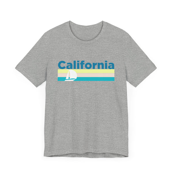 California T Shirt - Sailboat Graphic California Tee