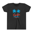Destin, Florida Youth Shirt - Retro Palm Tree Destin Kid's T-Shirt-4