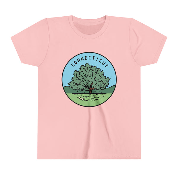 Connecticut Youth T-Shirt - Unisex Kids Connecticut Shirt
