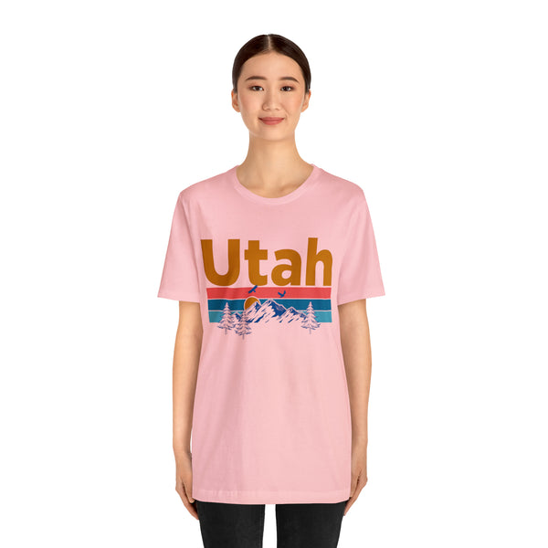 Utah T-Shirt - Mountain Sunset Unisex Utah Shirt