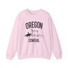 Oregon Sweatshirt - Oregon Cowgirl Graphic Crewneck
