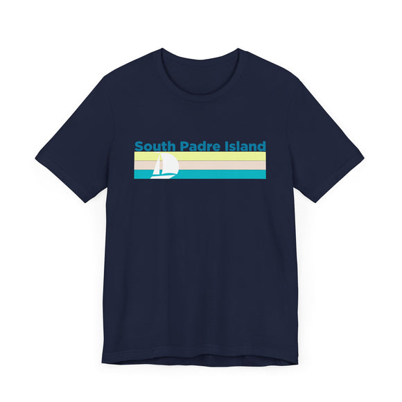 South Padre Island, Texas T Shirt - Sailboat Graphic Tee