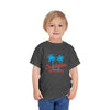 Charleston, South Carolina Toddler T-Shirt - Retro Palm Tree Toddler Charleston Shirt