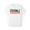 Golden, Colorado Graphic Tee, Comfort Colors Retro Unisex Golden T shirt, Mountain Adventure Shirt