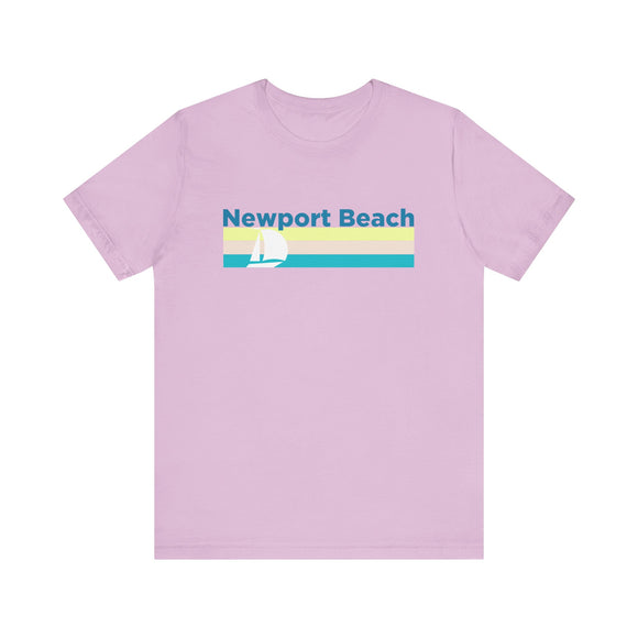 Newport Beach, California T Shirt - Sailboat Graphic Tee