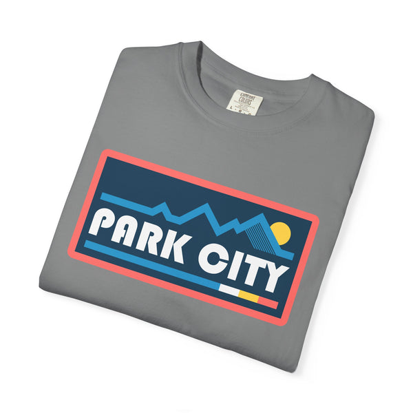 Park City, Utah Graphic Tee, Comfort Colors Retro Mountain Unisex Park City T shirt