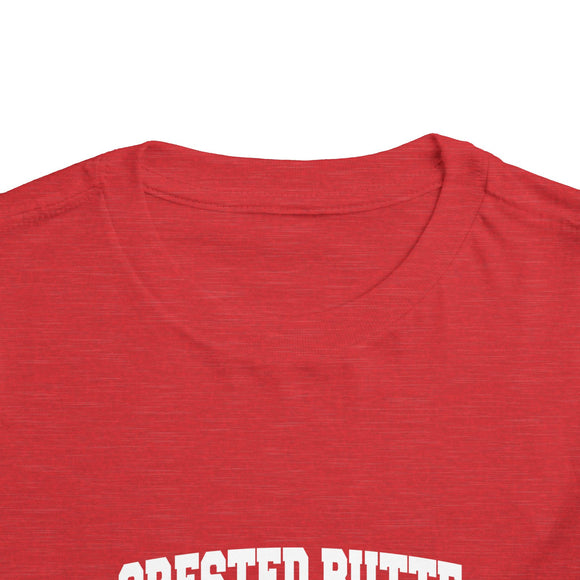 Crested Butte, Colorado Toddler Graphic Tee - Kids Crested Butte Vacation T-Shirt