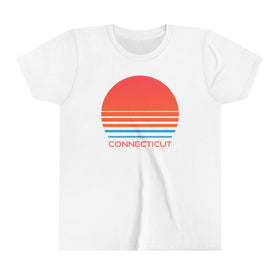 Connecticut Youth Shirt - Retro 80s Connecticut Kid's T-Shirt