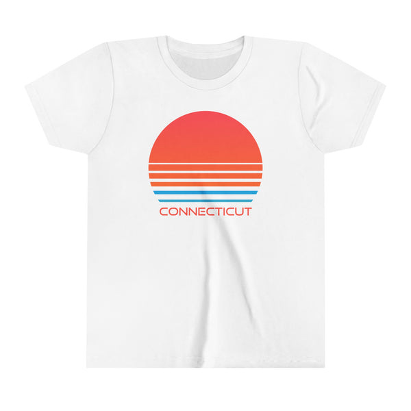 Connecticut Youth Shirt - Retro 80s Connecticut Kid's T-Shirt