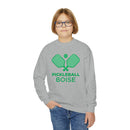 Boise, Idaho Youth Sweatshirt - Pickleball Unisex Kid's Boise Crewneck Sweatshirt-15