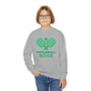 Boise, Idaho Youth Sweatshirt - Pickleball Unisex Kid's Boise Crewneck Sweatshirt
