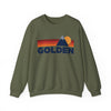 Golden, Colorado Sweatshirt Retro Mountains, Golden Unisex Crewneck, Vintage Cozy Jumper, Gift for Outdoor Lovers