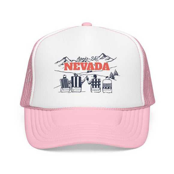 Nevada Après-ski Trucker Hat — Foam Mesh Cap