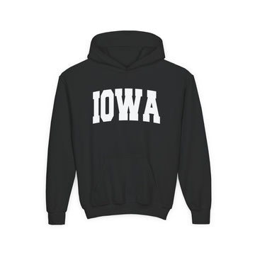Iowa Youth Hoodie - Kids Iowa Hooded Sweatshirt - 0
