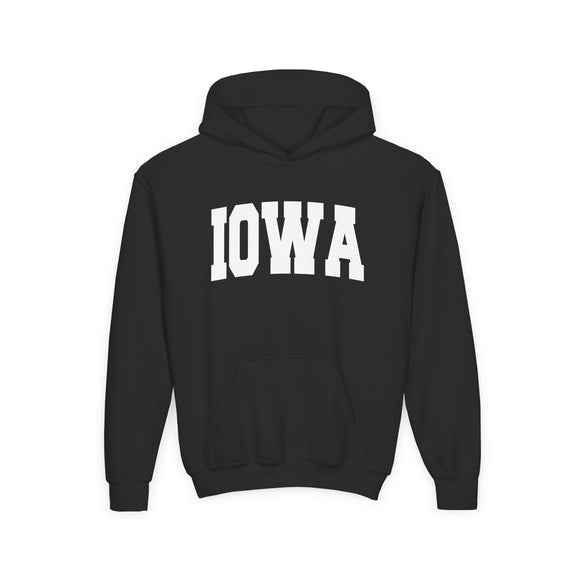 Iowa Youth Hoodie - Kids Iowa Hooded Sweatshirt
