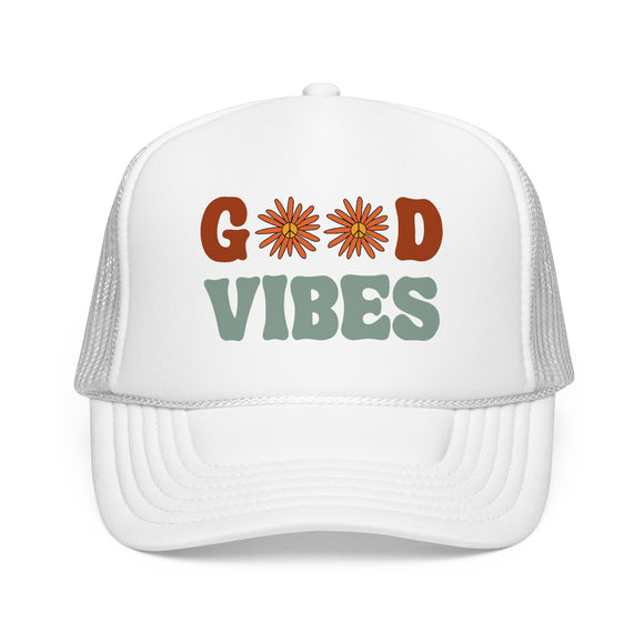 Good Vibes Trucker Hat Boho