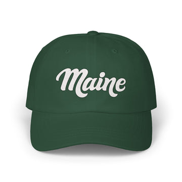 Buy spruce Maine Dad Hat - Embroidered Maine Classic Dad Cap