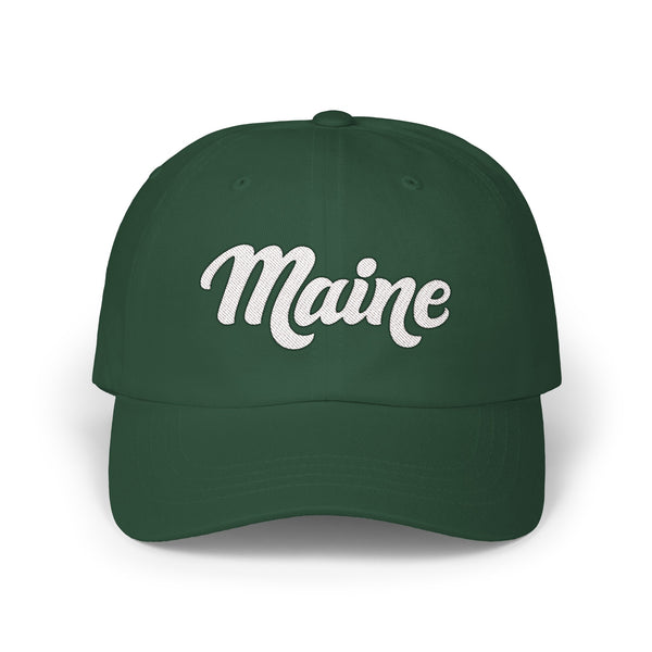 Maine Dad Hat - Embroidered Maine Classic Dad Cap