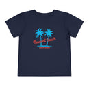Newport Beach, California Toddler T-Shirt - Retro Palm Tree Toddler Newport Beach Shirt-1