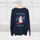Premium Telluride, Colorado Skiing Snowman Sweatshirt-12
