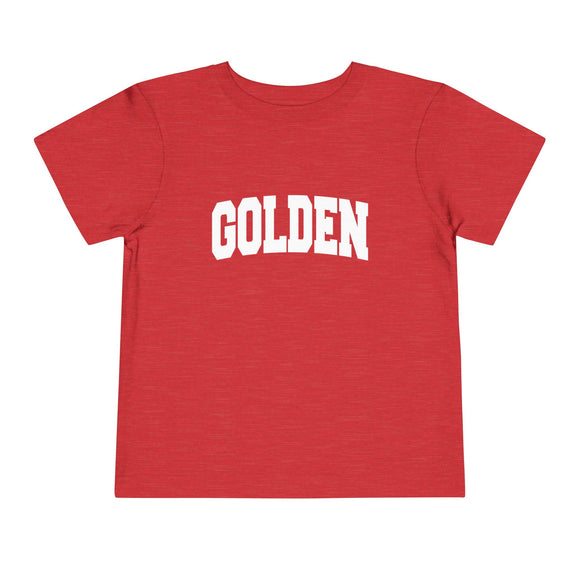 Golden, Colorado Toddler Graphic Tee - Kids Golden Vacation T-Shirt