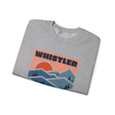 Whistler, Canada Sweatshirt Retro Mountains, Whistler Unisex Graphic Crewneck-13