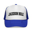 Jackson Hole, Wyoming Collegiate Style Trucker Hat-5