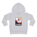 Colorado Toddler Hoodie - Unisex Snow Skiing Fleece Pullover Sweatshirt, Winter Kids Ski Clothing, Youth Mountain Resort Apparel, Cozy Child-3