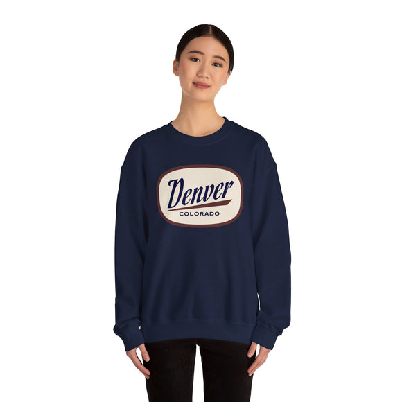 Denver, Colorado Sweatshirt - Unisex Retro Crewneck Denver Sweatshirt