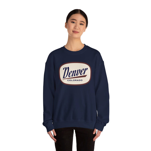 Denver, Colorado Sweatshirt - Unisex Retro Crewneck Denver Sweatshirt