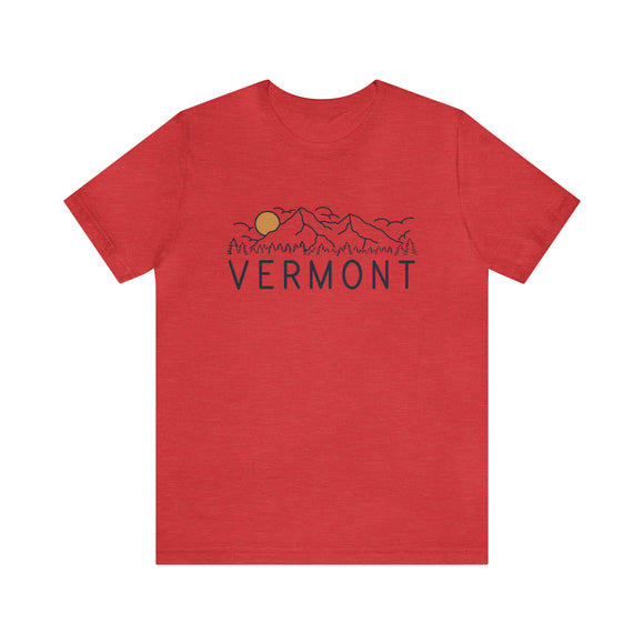 Vermont T-Shirt - Retro Unisex Vermont Shirt