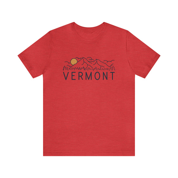 Vermont T-Shirt - Retro Unisex Vermont Shirt