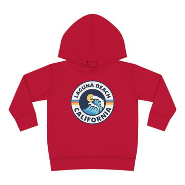 Buy vintage-red Laguna Beach, California Toddler Hoodie - Unisex Laguna Beach Toddler Sweatshirt