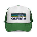 California Retro Bike Trucker Hat - Vintage Style California Cap-2