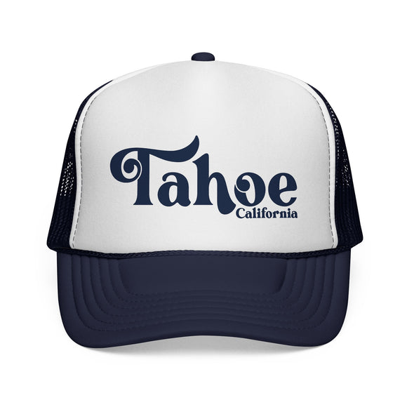Lake Tahoe, California Retro Trucker Hat