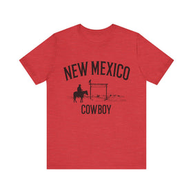 Buy heather-red New Mexico Cowboy T Shirt - New Mexico Graphic Tee