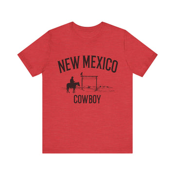 Buy heather-red New Mexico Cowboy T Shirt - New Mexico Graphic Tee