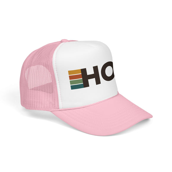 Houston, Texas Trucker Hat - HOU Abbr retro cap