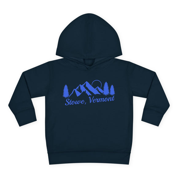Stowe, Vermont Toddler Hoodie - Unisex Mountain Stowe Pullover Sweatshirt, Kids Hooded Jumper, Vermont Souvenir