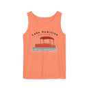 Lake Hamilton, Arkansas Tank Top Unisex - Pontoon Boat - Comfort Colors - 100% Cotton-1