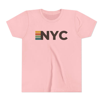 Buy pink New York City, New York Youth Tee - NYC T Shirt
