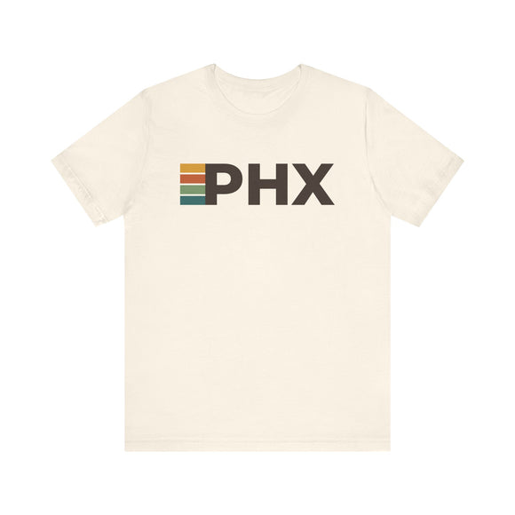 Phoenix, Arizona tee - PHX t shirt retro stripes