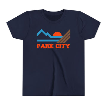 Buy navy Park City, Utah Youth Graphic Tee - Kids Park City T Shirt