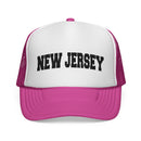 New Jersey Retro Collegiate Style Trucker Hat-7