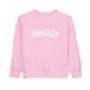 Asheville, North Carolina Toddler Sweatshirt - Asheville Toddler Crewneck Sweatshirt